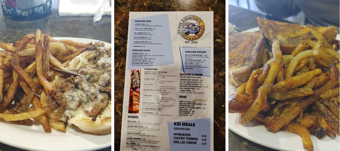 America's Street Foods Menu